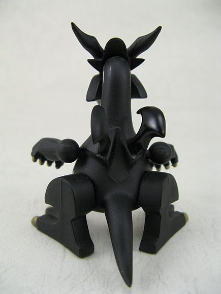Mini GooN Black（ミニグーン　ブラック） figure by Touma, produced by Wonderwall. Back view.