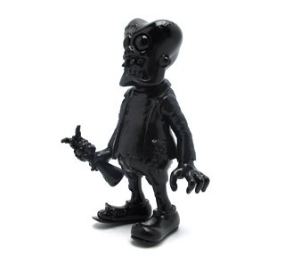 Fungah - Black Version figure by Dr. Uo, produced by Cure Toys. Side view.