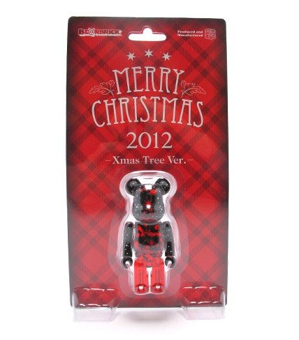 2012 Xmas Be@rbrick Christmas Tree Ver. 100% figure, produced by Medicom Toy. Packaging.
