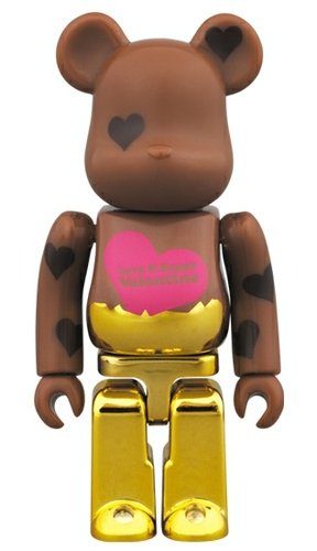 2015 Valentine BE@RBRICK figure, produced by Medicom Toy. Front view.