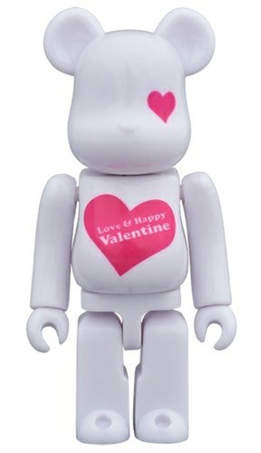 2016 Valentine BE@RBRICK figure, produced by Medicom Toy. Front view.