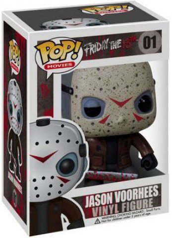 POP! Movies - Jason Voorhees figure by Funko, produced by Funko. Packaging.