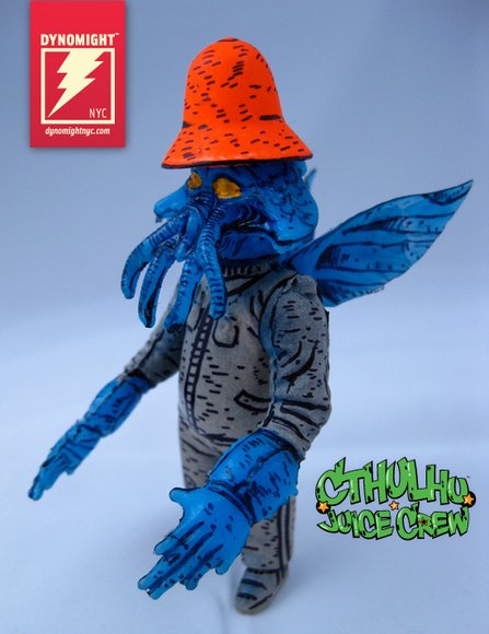 Cthulhu Juice Crew – Wigglez figure by Dynomight Nyc, produced by Suckadelic. Front view.