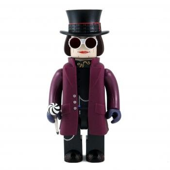 400% Willy Wonka Kubrick figure, produced by Medicom. Front view.