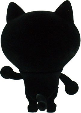 Cheeky Mao Cat - Black Flocked Ver. figure by Touma, produced by Play Imaginative. Back view.