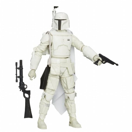 6 Boba Fett (Prototype Armor) figure by Lucasfilm Ltd., produced by Hasbro. Front view.