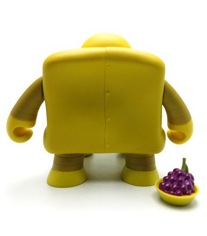Hedonism Bot figure by Matt Groening, produced by Kidrobot. Back view.