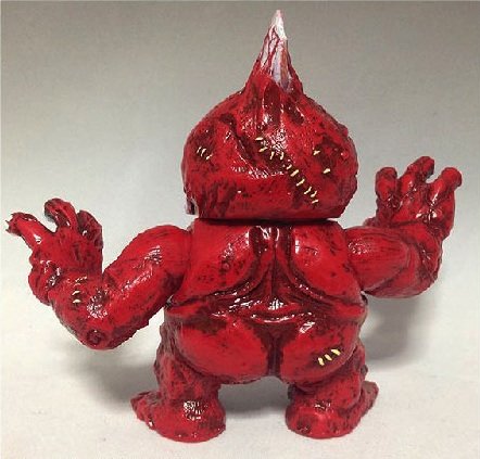 8-Ball figure by Radioactive Uppercut, produced by Radioactive Uppercut. Back view.