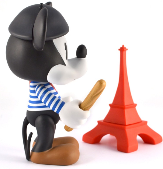 8 Mickey Mouse - Paris figure by Disney, produced by Artoyz Originals. Side view.