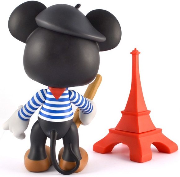 8 Mickey Mouse - Paris figure by Disney, produced by Artoyz Originals. Back view.