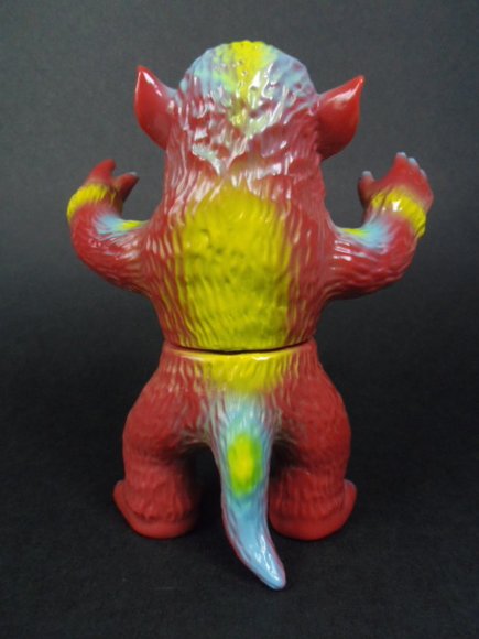 Gargamel x Scrappers - Stoked Rokuron figure by Scrappers, produced by Gargamel. Back view.