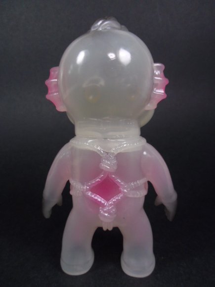 Milky Drunk Seijin figure by Katope, produced by Super7. Back view.