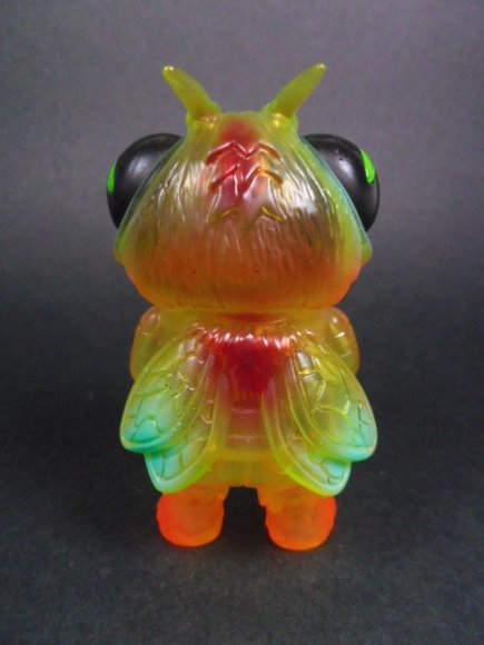 Boris the Bee figure by Bwana Spoons, produced by Gargamel. Back view.