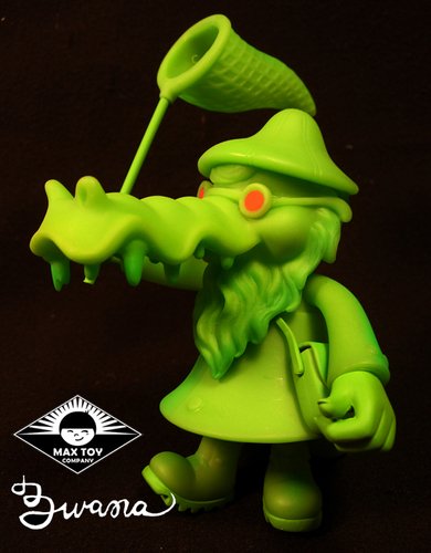 Edward the Gator - Toxic Swamp GID  figure by Bwana Spoons, produced by Max Toy Co.. Front view.