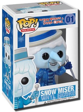 POP! Holidays - Snow Miser figure by Funko, produced by Funko. Packaging.