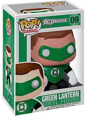 POP! Heroes - Green Lantern - Hal Jordan figure by Dc Comics, produced by Funko. Packaging.