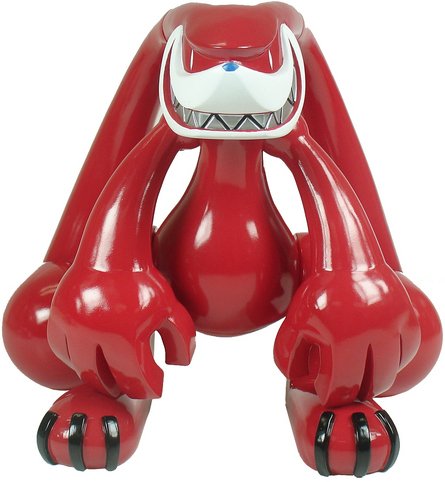 Grabbit - Diamond Comics Exclusive Glossy Red figure by Touma, produced by Play Imaginative. Front view.