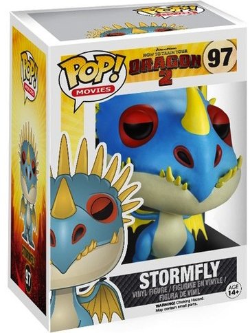 POP! How to Train Your Dragon 2 - Stormfly figure by Funko, produced by Funko. Packaging.