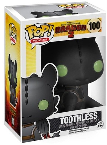 POP! How to Train Your Dragon 2 - Toothless figure by Funko, produced by Funko. Packaging.