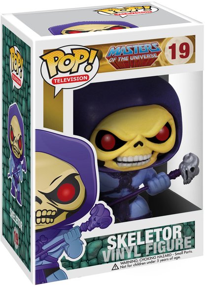 POP! Television - Skeletor figure by Funko, produced by Funko. Packaging.