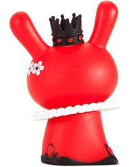 Mayari Red Dunny - Kidrobot Exclusive figure by Otto Bjornik, produced by Kidrobot. Back view.