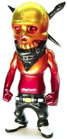 Rebel Ink - Flame figure by Topheroy, produced by Secret Base. Front view.