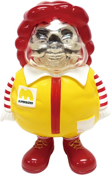 Mc Supersized - SSF figure by Ron English, produced by Secret Base. Front view.