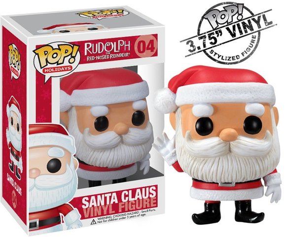 POP! Holidays - Santa Claus figure by Funko, produced by Funko. Packaging.