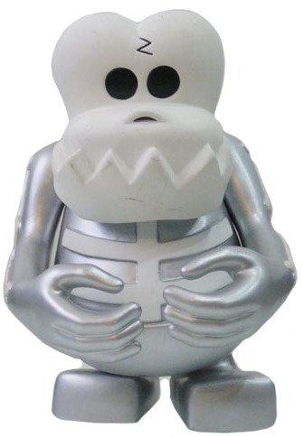 Skull Kun Silver figure by Bounty Hunter (Bxh), produced by Bounty Hunter (Bxh). Front view.