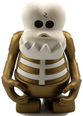 Skull Kun Gold   figure by Bounty Hunter (Bxh), produced by Bounty Hunter (Bxh). Front view.