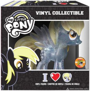 My Little Pony - Derpy, SDCC 2013 figure, produced by Funko. Packaging.
