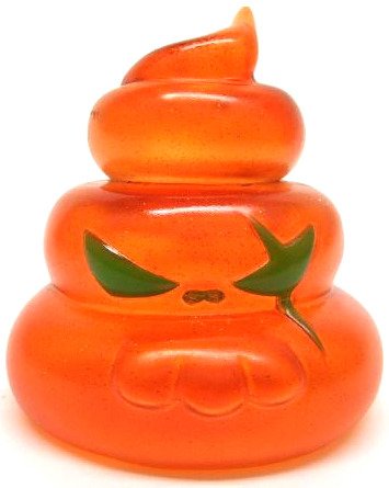 Unkotsu - Clear Pumpkin figure by Goccodo, produced by Zacpac. Front view.