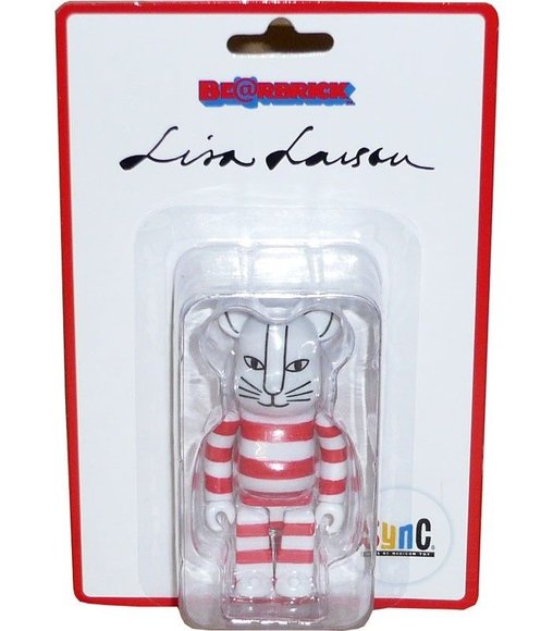 Lisa Larson - Mikey Be@rbrick 100% figure by Lisa Larson, produced by Medicom Toy. Packaging.
