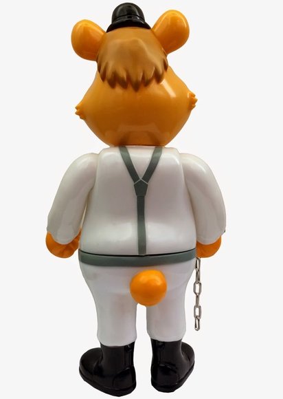 A Clockwork Carrot Dim - OG figure by Frank Kozik, produced by Blackbook Toy. Back view.