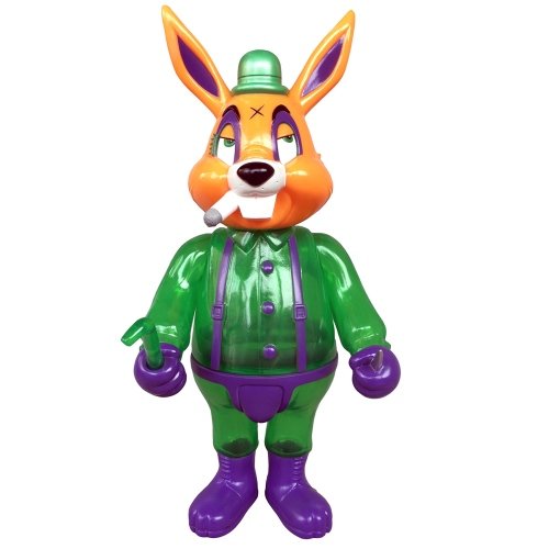 A Clockwork Carrot:Lil Alex Enigma figure by Frank Kozik, produced by Blackbook Toy. Front view.