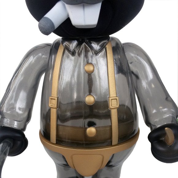 A Clockwork Carrot:Lil Alex Haunted figure by Frank Kozik, produced by Blackbook Toy. Detail view.