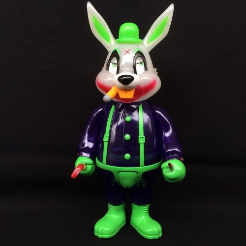 A Clockwork Carrot:Lil Alex Supervillain 2nd figure by Frank Kozik, produced by Blackbook Toy. Front view.