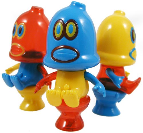 Chicchi - Toy Block figure by Goccodo. Front view.