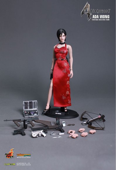 Ada Wong figure by Jc. Hong & Kojun, produced by Hot Toys. Front view.