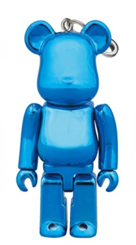 Adachi Gakuen 50th Anniversary (Blue Metallic) figure, produced by Medicom Toy. Front view.