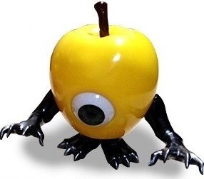 Adam - Yellow figure by Rumble Monsters, produced by Rumble Monsters. Front view.