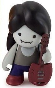 Adventure Time 3 Mini Series - Marceline the Vampire Queen figure, produced by Kidrobot. Front view.