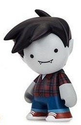 Adventure Time 3 Mini Series - Marshall Lee figure, produced by Kidrobot. Front view.
