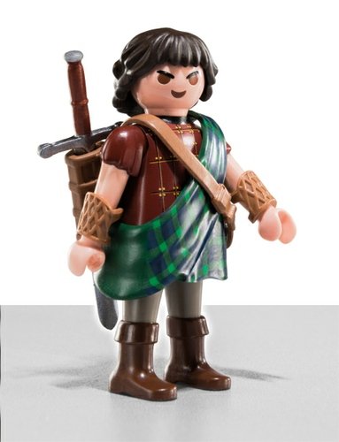 Adventurer figure by Playmobil, produced by Playmobil. Front view.