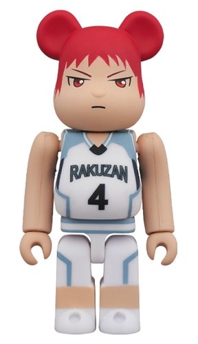 Akashi Seijuro BE@RBRICK 100% figure, produced by Medicom Toy. Front view.