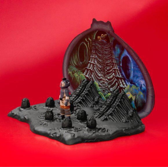 Alien Egg Chamber ReAction Playset figure by Super7, produced by Super7. Front view.