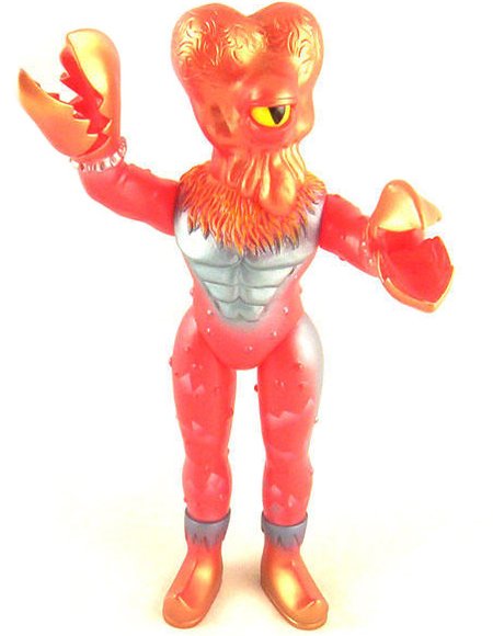 Alien Xam - Angry Red Edition figure by Mark Nagata, produced by Max Toy Co.. Front view.