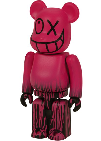 Monsieur André Be@rbrick 100% - Isetan figure by Monsieur André, produced by Medicom Toy. Front view.