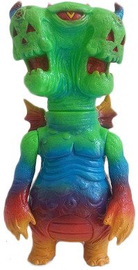Anticristo 666 - Rainbow Demon figure by Frank Mysterio. Front view.