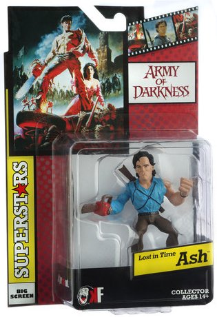 Army of Darkness - Lost in Time Ash figure, produced by Kasual Friday. Packaging.
